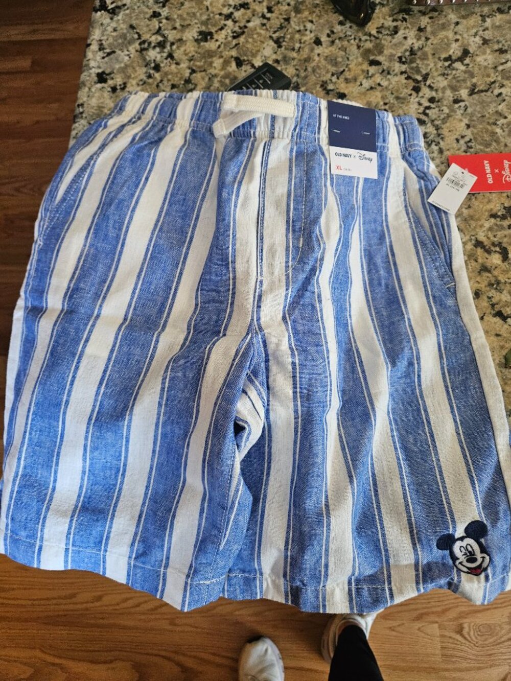 NWT Disney X Mickey Striped Shorts - XL 14-16
